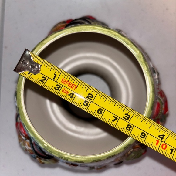 Festive Red and White Snowman Candle Top and Plate - Picture 7 of 11